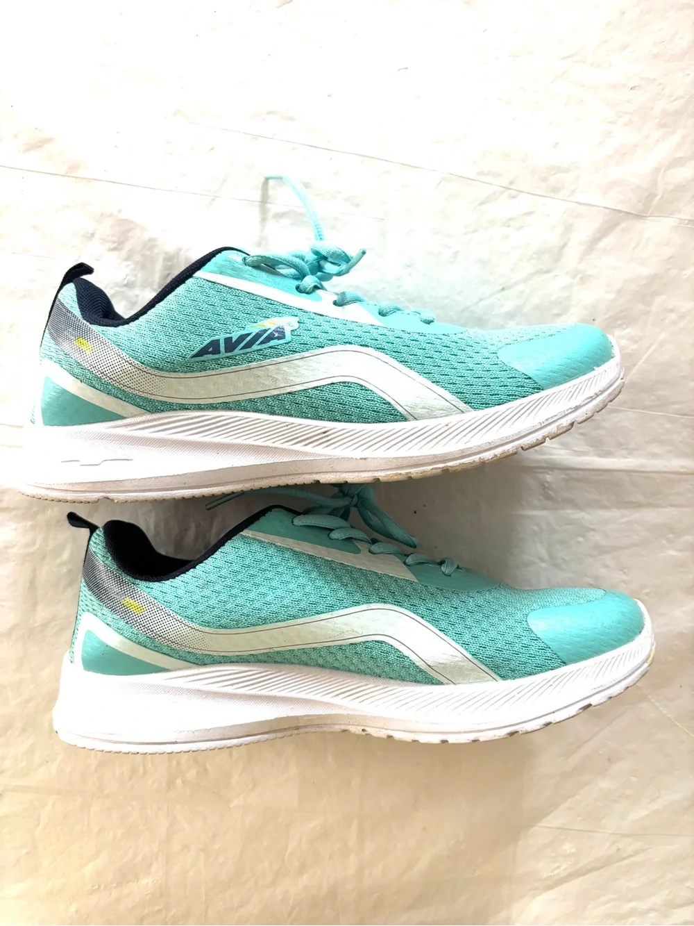 Avia Aqua & Navy Life Collection Trainer Running Sneakers SZ 7.5 Worn 1X Clean